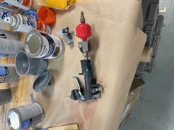 Sprayer used to paint